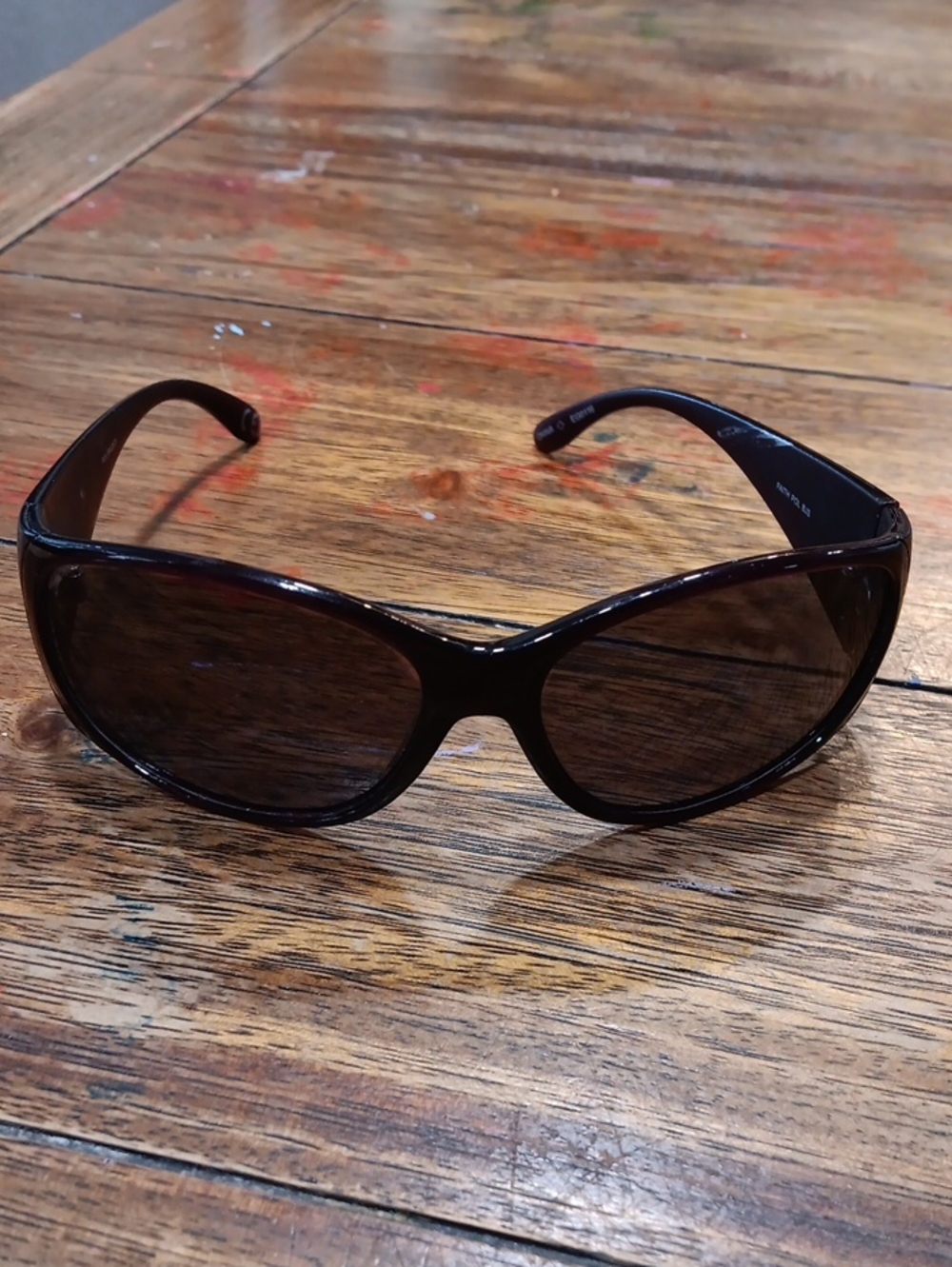 Women’s Oversized Polarized Sunglasses - Dark Brown